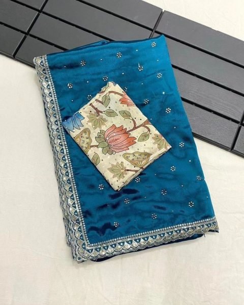 Designer Floral Bandhani Print And Zaree Work In Saree Silk Sarees Wholesale