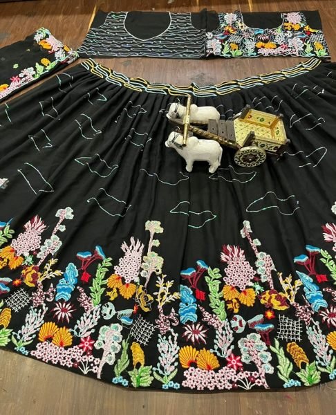 Designer Fox Georgette Lehenga Choli With Sequence Embroidery Work  Designer Lehenga Choli