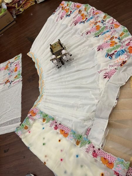 Designer Fox Georgette Lehenga Choli With Sequence Embroidery Work  Designer Lehenga Choli