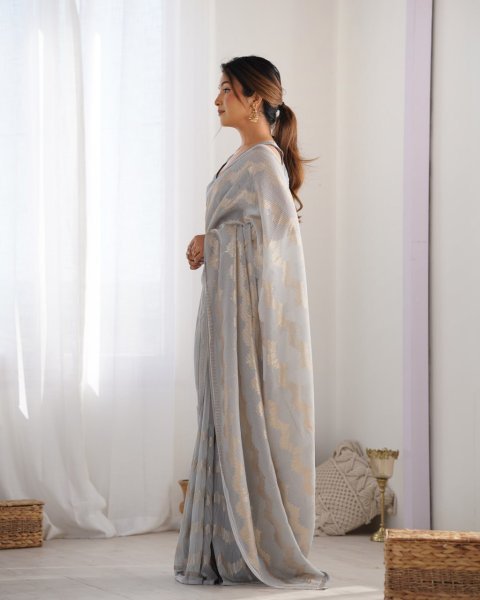Designer Georgette Sequin Saree with Blouse Top Wholesale Collection for Online Shopping  Georgette Sarees Wholesale