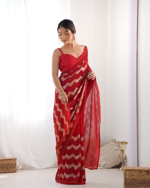 Designer Georgette Sequin Saree with Blouse Top Wholesale Collection for Online Shopping  Georgette Sarees Wholesale