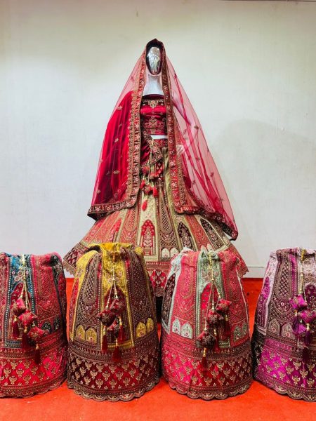Designer Heavy Embrodery with handmade work bridal lehenga Collection by Royal Export Bridal Lehenga Choli