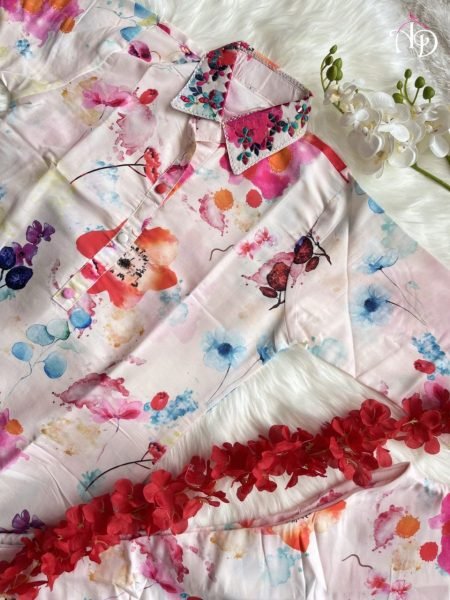  Designer Heavy Muslin Code Set With  Digital Shine Work CO ORD Sets