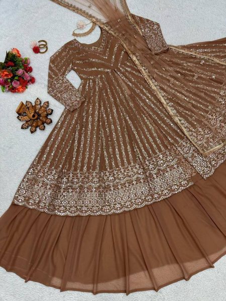 Designer Indowesten Suit Set Wholesaler  Designer Lehenga Choli