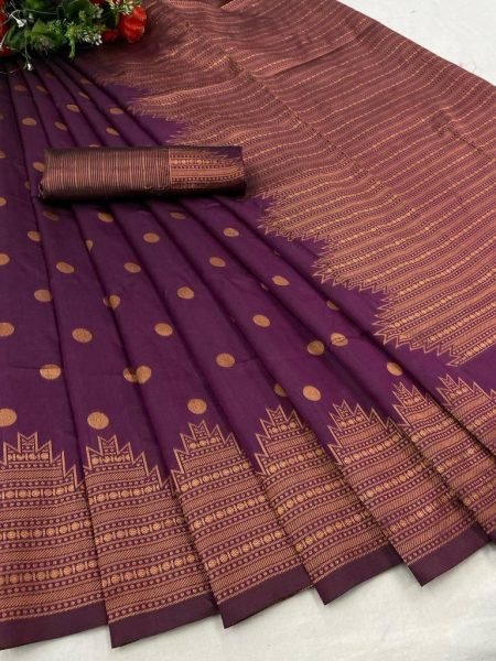 Designer Lichi Silk Saree Silk Sarees Wholesale