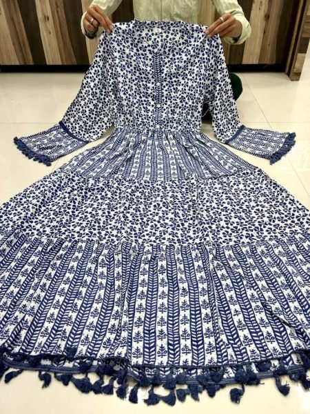 Designer Rayon Printed Kurti Printed Kurtis
