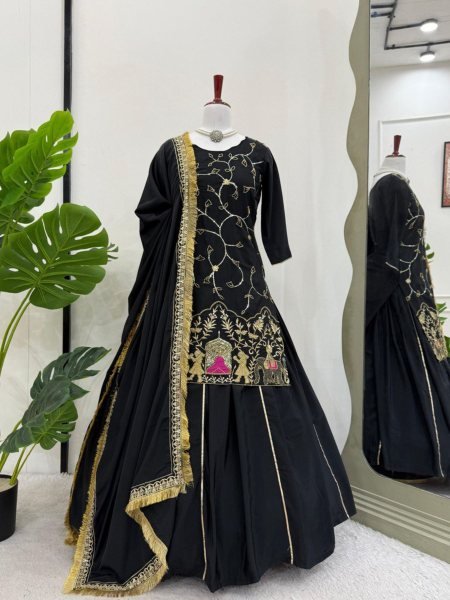 Designer Ready to Wear Suit Set Crepe Silk Fabric Thread Embroidery    Beadwork Wholesale Wedding Collection 