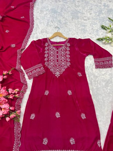 Designer Viscose Velvet Suit – Premium Quality for Special Occasions Ready To Wear Collection