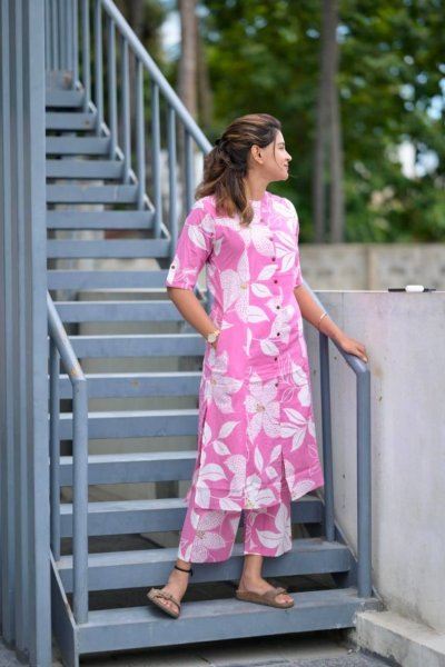 Digital Printed Glam And Trendy Casual Wear Coord Set For Office Looks CO ORD Sets