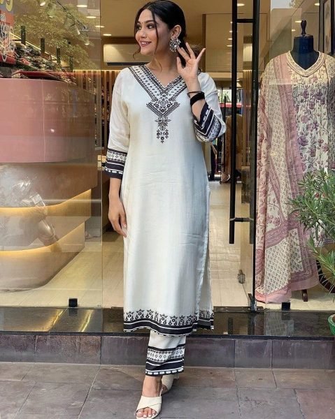 Digital Printed Kurti With Pent Set Kurti With Bottom Wholesale