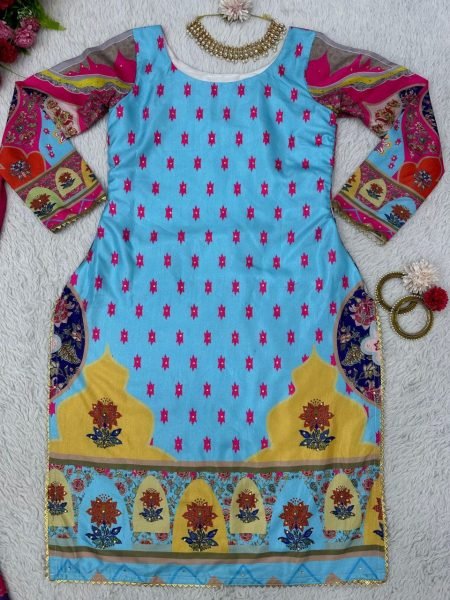 Digital Printed Sharara Set With Diamond Work Ready To Wear Collection