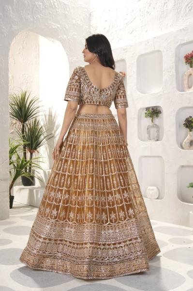 Discover Stunning  Embroidered Net Lehenga Choli By Royal export at wholesale rate  Designer Lehenga Choli