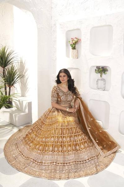 Discover Stunning  Embroidered Net Lehenga Choli By Royal export at wholesale rate  Designer Lehenga Choli