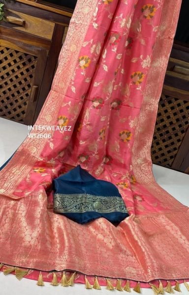 Dola Silk Saree With Meenakari   Zari Weaving   Silk Sarees Wholesale