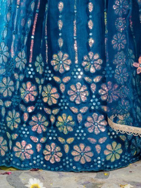 Draped in Elegance Soft Net Lehenga Set with Sequin   Embroidery for Bridal Festive Edit Designer Lehenga Choli