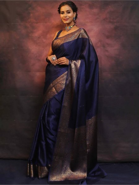  Dream Wedding Look Black Lichi Silk Banarasi Saree Collection Banarasi Saree Wholesale