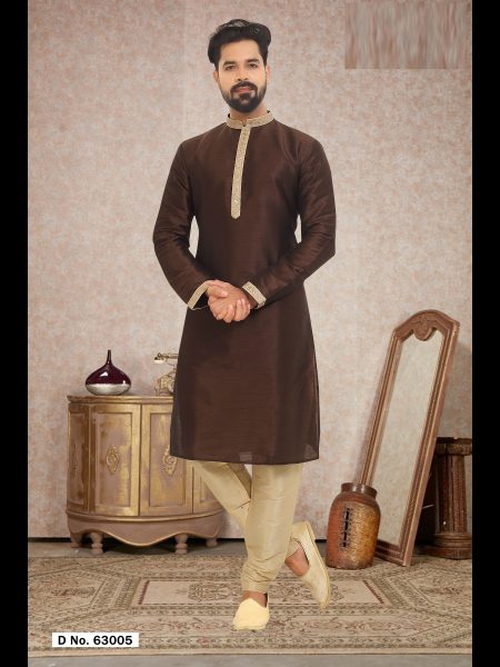 Dupion Silk mens kurta payjama collection by royal export  Kurta Pajama Wholesale