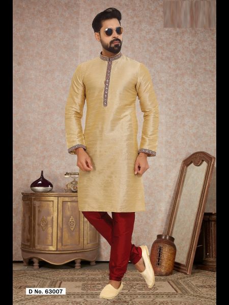 Dupion Silk mens kurta payjama collection by royal export  Kurta Pajama Wholesale