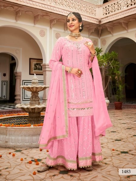 Eba Armani 3 Heavy Georgette Designer Fancy Festive Wear Salwar Kameez Collection Designer Plazzo Salwar Suits Wholesale