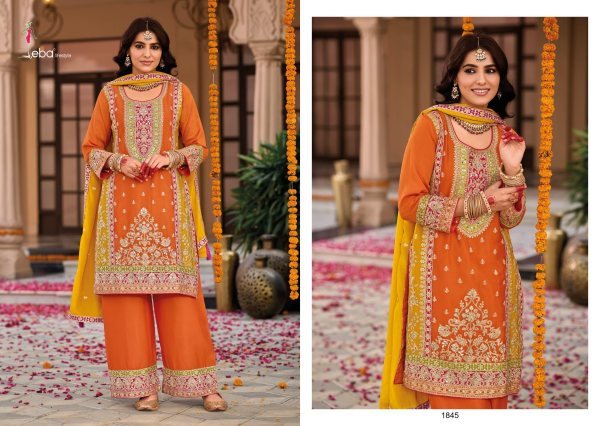 Eba Swara 2 Chinon Readymade Salwar Suit Surat Based Designer Collection at Lowest Price Designer Plazzo Salwar Suits Wholesale