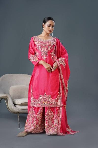 Eid festive Heavy Embroidery with Coding Dori   Sequence Work   Fully Stitched   Ready to Wear By Royal export  Ready To Wear Collection
