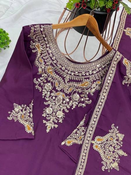 Eid festive Heavy Embroidery with Coding Dori   Sequence Work   Fully Stitched   Ready to Wear By Royal export  Ready To Wear Collection