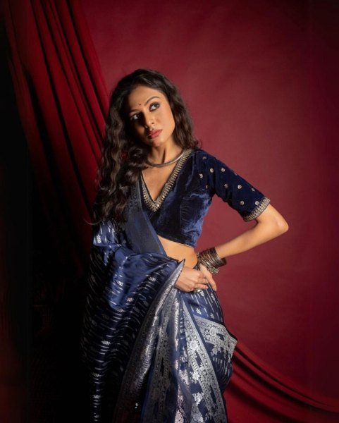Elegant Blue Banarasi Saree Premium Wedding Collection Banarasi Saree Wholesale
