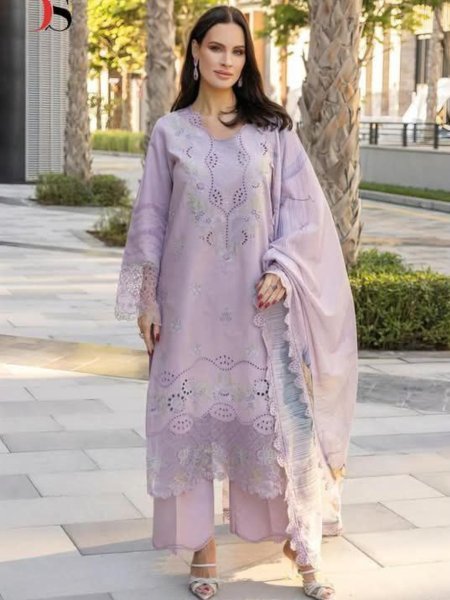 Elegant Ethnic Cotton Suit Pakistani Salwar Kameez Summer Style 