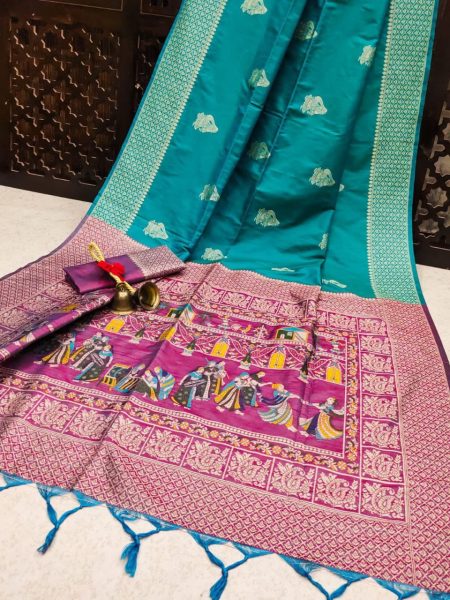 Elegant Festival Ready Raw Silk Sarees in 8 Colors Silk Sarees Wholesale