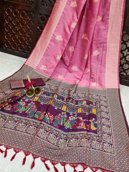 Elegant Festival Ready Raw Silk Sarees in 8 Colors Silk Sarees Wholesale