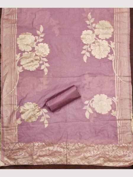 Elegant Heavy chinon silk Dress Material Collection  Color Set Matching Dress Material Wholesale