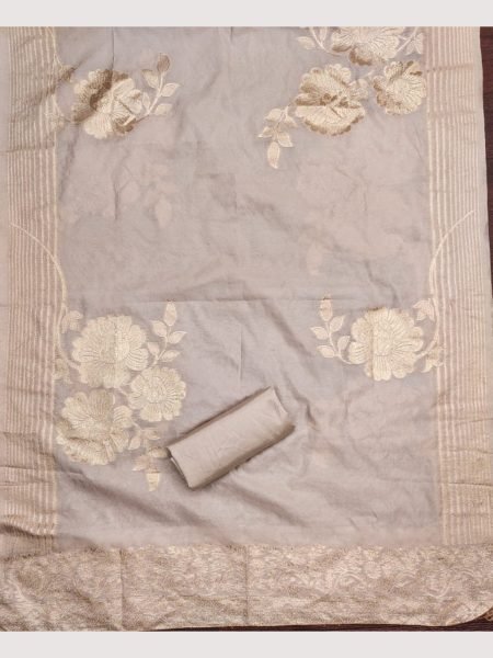 Elegant Heavy chinon silk Dress Material Collection  Color Set Matching Dress Material Wholesale