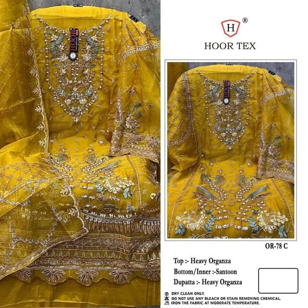 Elegant Heavy Organza Embroidery Festival Pakistani Salwar Suit Available From Bestseller Pakistani Suits Wholesale