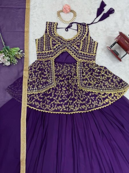 Elegant Thread   Sequin Embroidered Lehenga Party   Wedding Collection Surat Wholesaler Designer Lehenga Choli