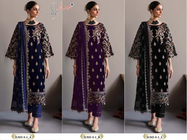 Elegant Velvet suit Ensemble with Sequence Embroidery   Cutwork Detailing  Pakistani Suits Wholesale