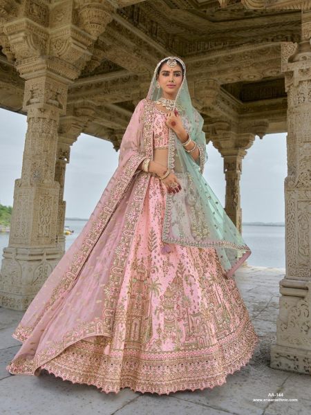 Elegent Look Bridal Silk Lehenga Choli By Royal Export  Bridal Lehenga Choli