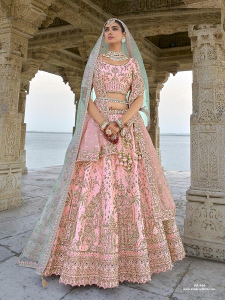 Elegent Look Bridal Silk Lehenga Choli By Royal Export  Bridal Lehenga Choli