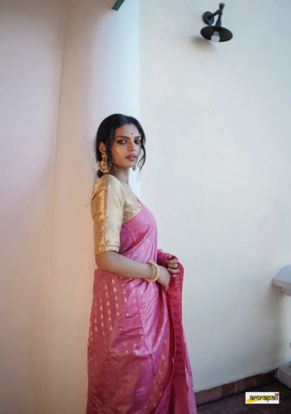 Elevate Your Festive with a Mauve Banarasi Saree in Soft Silk & Gold Zari Banarasi Saree Wholesale