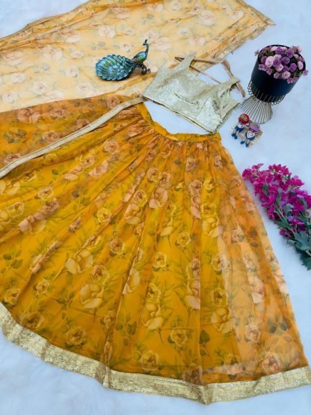 Embroidery Work Silk Lehenga Choli  Designer Lehenga Choli