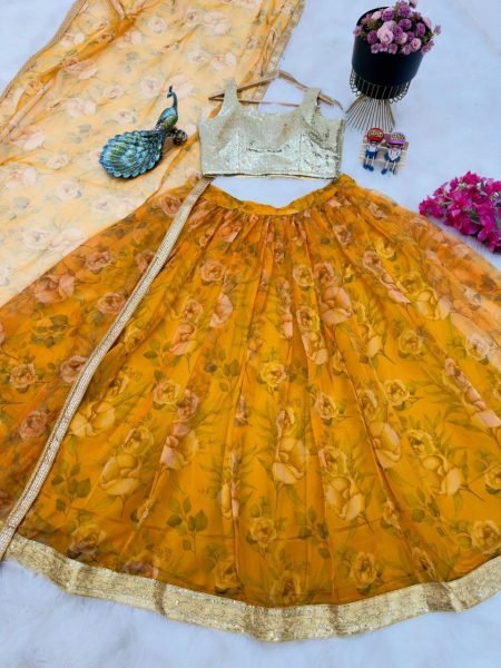 Embroidery Work Silk Lehenga Choli  Designer Lehenga Choli