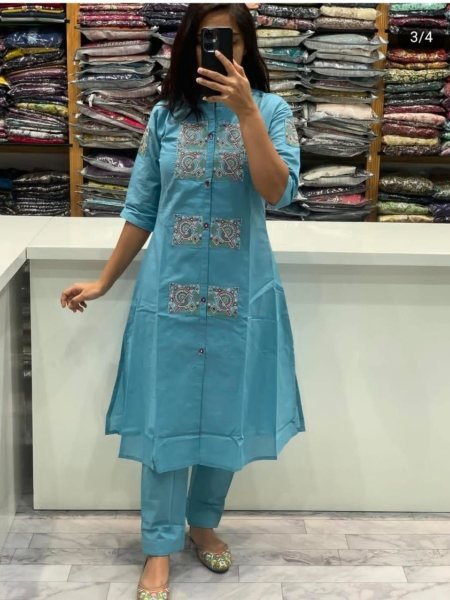 Ethnic Motif Co-ord Set in Soft Cotton Classy Comfort for All-Day Wear CO ORD Sets