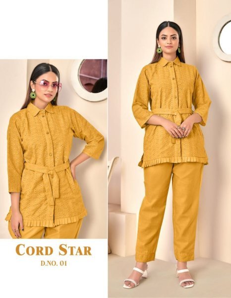 Ethnic Wear Cotton Code Set  CO ORD Sets