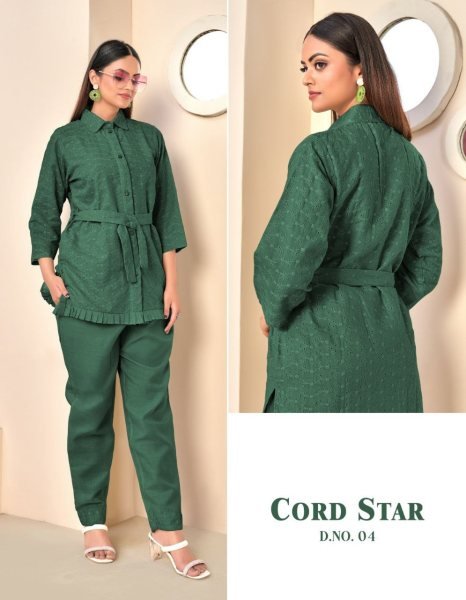 Ethnic Wear Cotton Code Set  CO ORD Sets