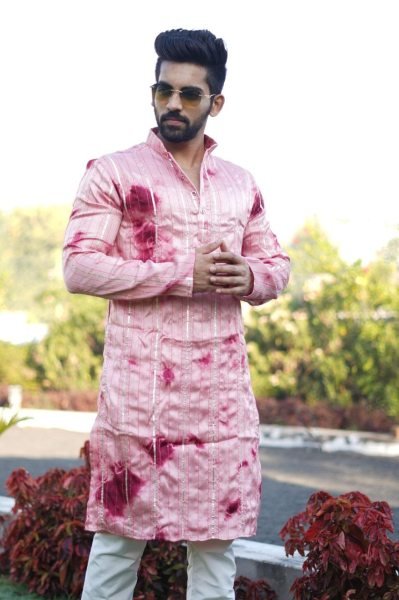 ETHNIC WEAR ITALIAN SILK MENS KURTA PAJAMA SET Kurta Pajama Wholesale