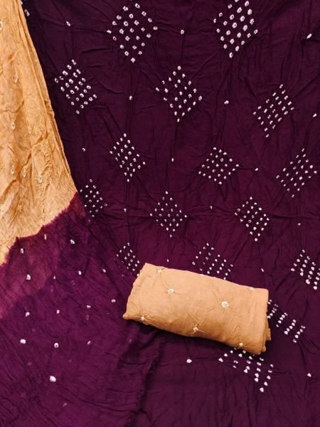 Exclusive Bandhani Dress Material For Women In Wholesale Price Bandhani Dress Material