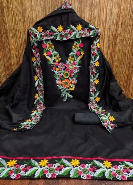 Exclusive Chanderi Work Dress Material For Women In Wholesale Price Color Set Matching Dress Material Wholesale