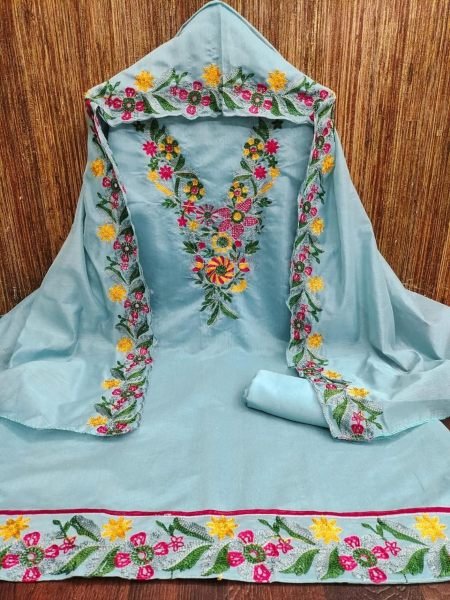 Exclusive Chanderi Work Dress Material For Women In Wholesale Price Color Set Matching Dress Material Wholesale