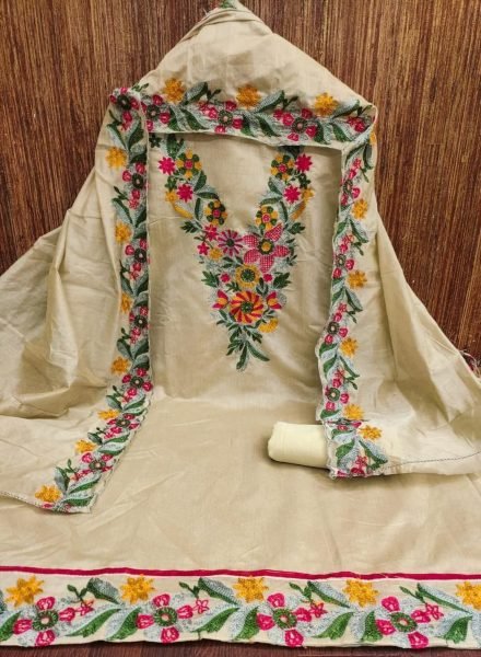 Exclusive Chanderi Work Dress Material For Women In Wholesale Price Color Set Matching Dress Material Wholesale