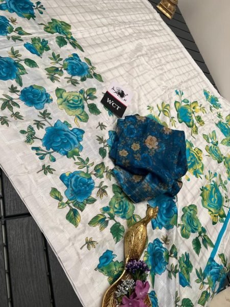 Exclusive Collection Of Soft Silk Saree With Beautiful Floral Design   Silk Sarees Wholesale