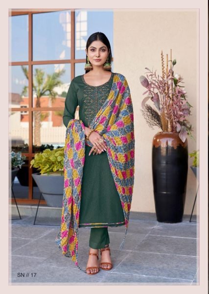 Exclusive Dress Material Suit  For Women Cotton Salwar Kameez Wholesale